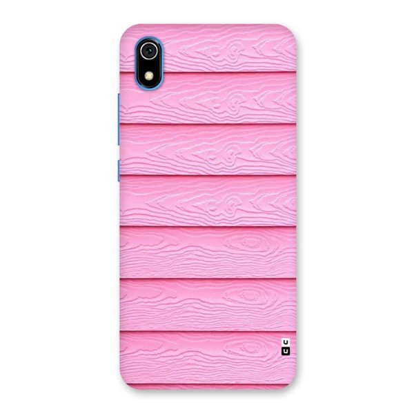 Pink Wood Back Case for Redmi 7A