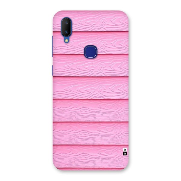 Pink Wood Back Case for Vivo V11