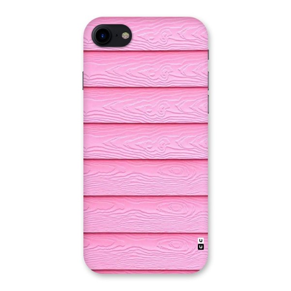 Pink Wood Back Case for iPhone SE 2020