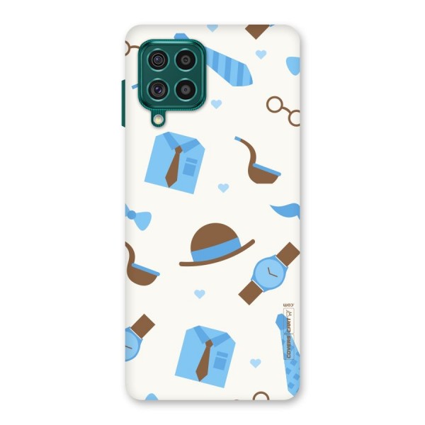 Pipe Hat Watch Pattern Back Case for Galaxy F62