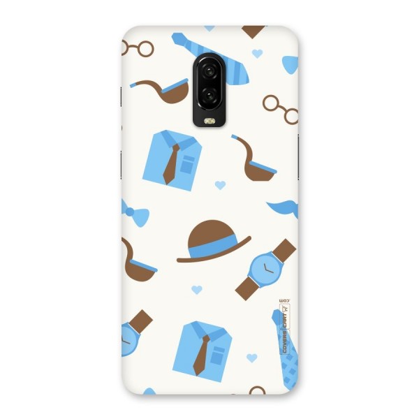 Pipe Hat Watch Pattern Back Case for OnePlus 6T