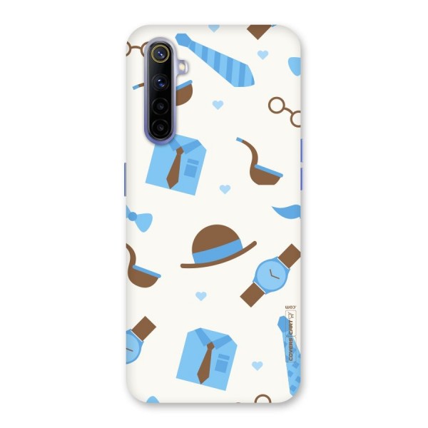 Pipe Hat Watch Pattern Back Case for Realme 6