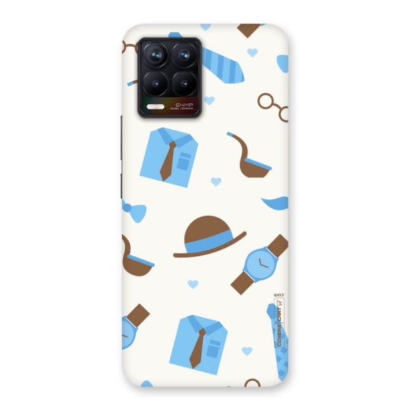 Pipe Hat Watch Pattern Back Case for Realme 8