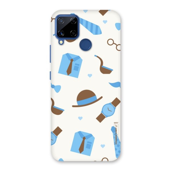 Pipe Hat Watch Pattern Back Case for Realme C12