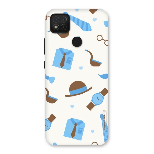 Pipe Hat Watch Pattern Back Case for Redmi 9C