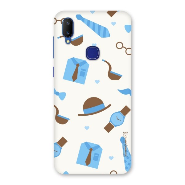 Pipe Hat Watch Pattern Back Case for Vivo V11