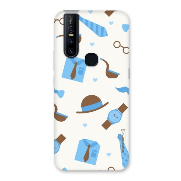 Pipe Hat Watch Pattern Back Case for Vivo V15