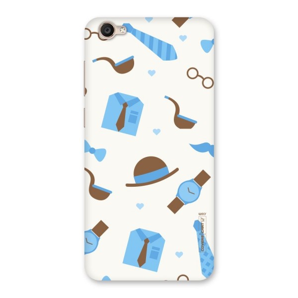 Pipe Hat Watch Pattern Back Case for Vivo Y55s