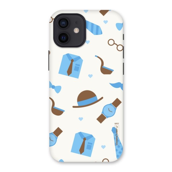 Pipe Hat Watch Pattern Back Case for iPhone 12