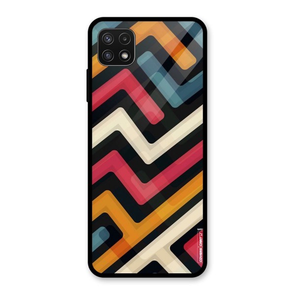 Pipelines Glass Back Case for Galaxy A22 5G