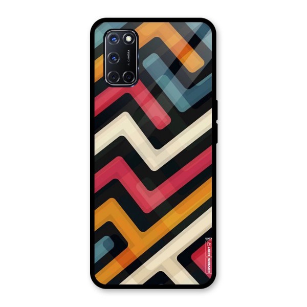 Pipelines Glass Back Case for Oppo A52