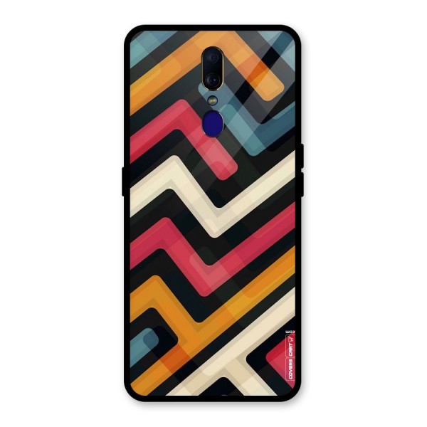 Pipelines Glass Back Case for Oppo F11