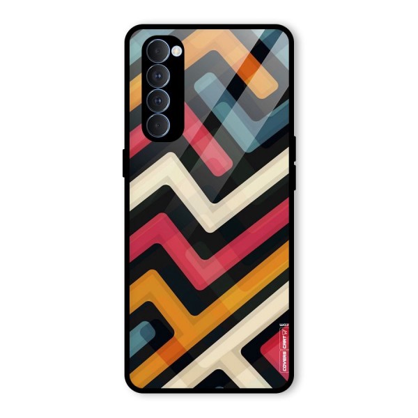 Pipelines Glass Back Case for Oppo Reno4 Pro