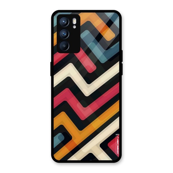 Pipelines Glass Back Case for Oppo Reno6 5G