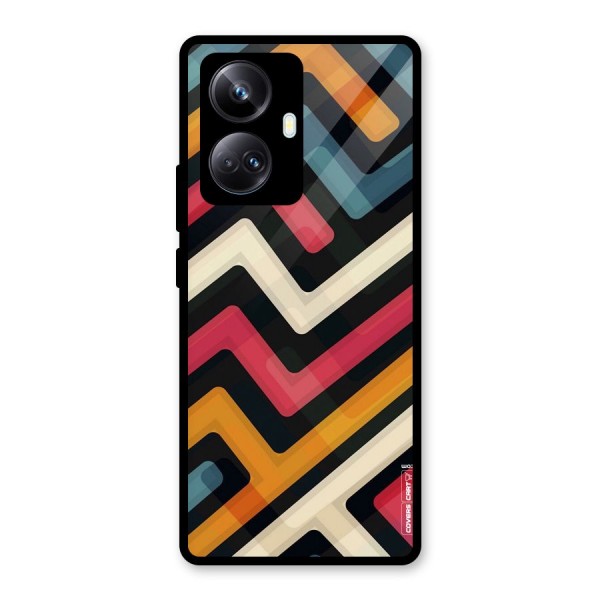 Pipelines Glass Back Case for Realme 10 Pro Plus