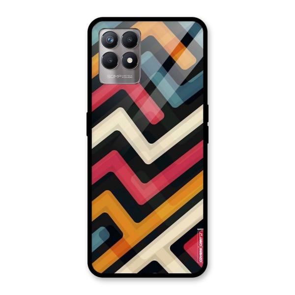 Pipelines Glass Back Case for Realme 8i