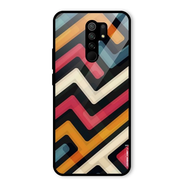 Pipelines Glass Back Case for Redmi 9 Prime