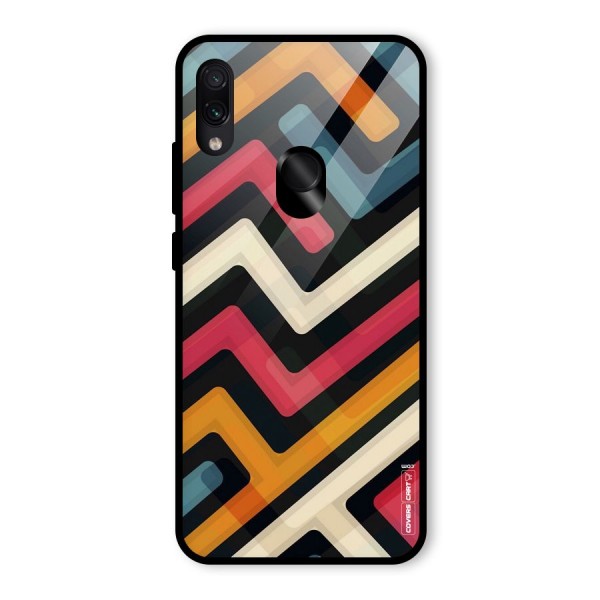 Pipelines Glass Back Case for Redmi Note 7