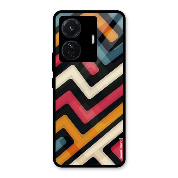 Pipelines Glass Back Case for Vivo T1 Pro