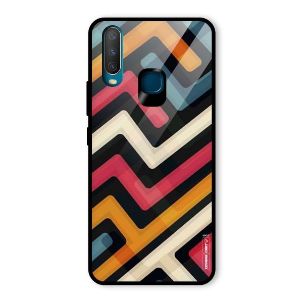 Pipelines Glass Back Case for Vivo Y12