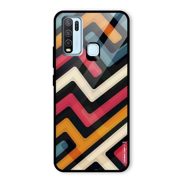 Pipelines Glass Back Case for Vivo Y30