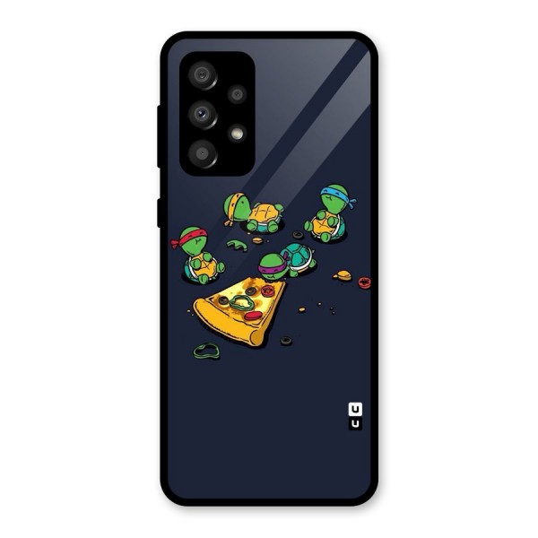 Pizza Overload Glass Back Case for Galaxy A32