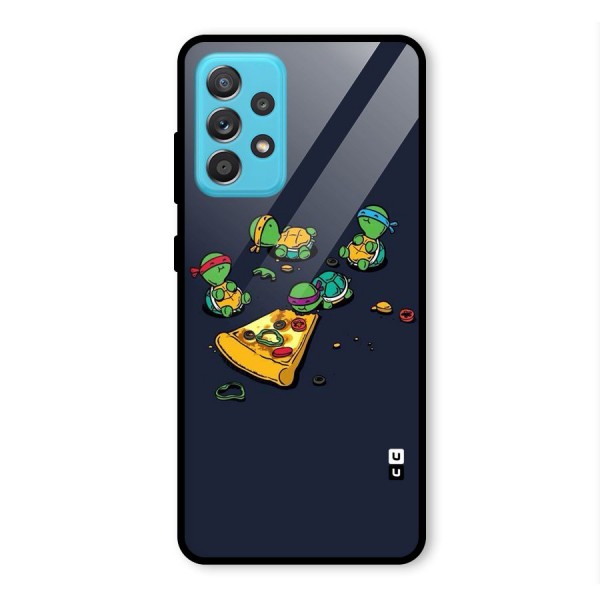 Pizza Overload Glass Back Case for Galaxy A52s 5G