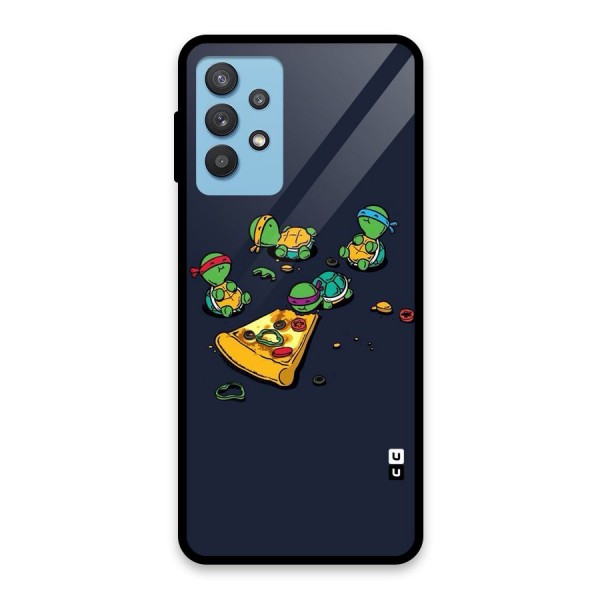 Pizza Overload Glass Back Case for Galaxy M32 5G