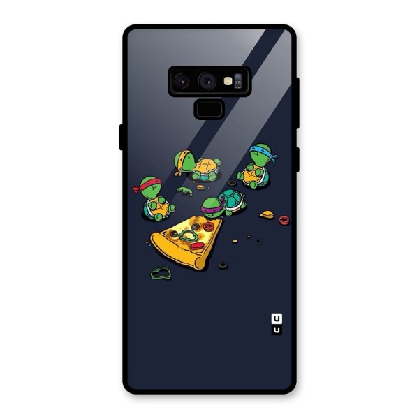 Pizza Overload Glass Back Case for Galaxy Note 9