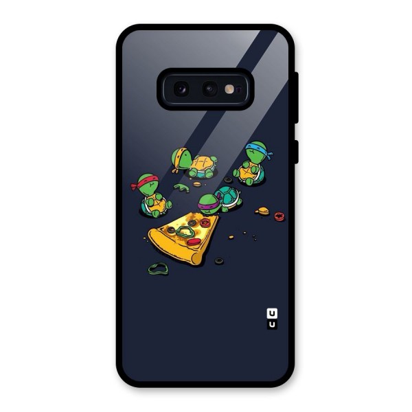 Pizza Overload Glass Back Case for Galaxy S10e