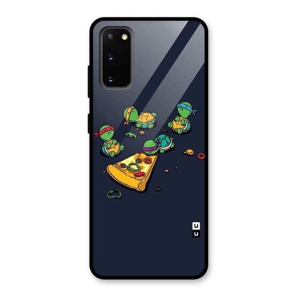 Pizza Overload Glass Back Case for Galaxy S20