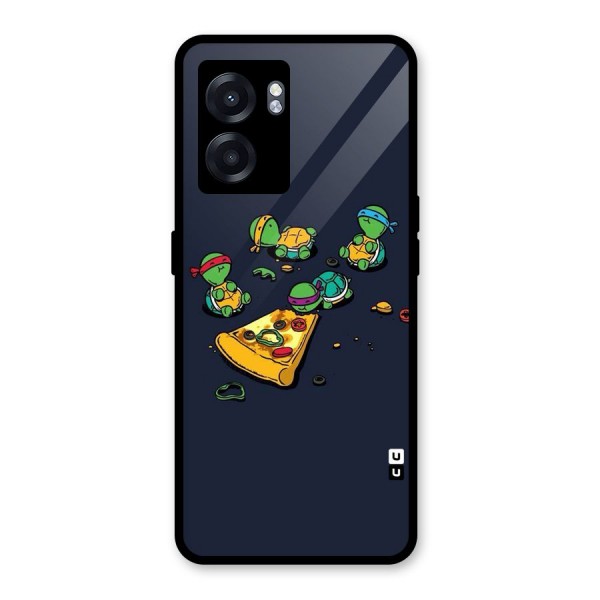 Pizza Overload Glass Back Case for Oppo K10 (5G)