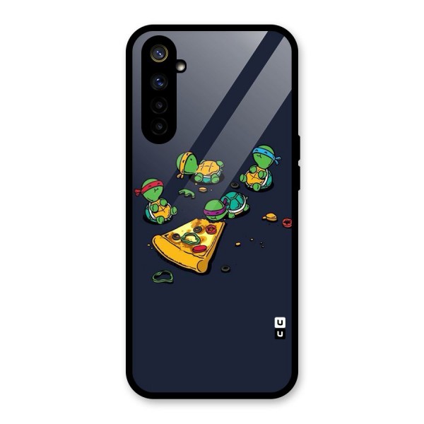 Pizza Overload Glass Back Case for Realme 6