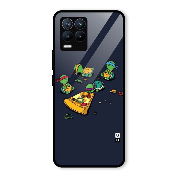 Pizza Overload Glass Back Case for Realme 8 Pro