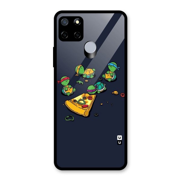 Pizza Overload Glass Back Case for Realme C12