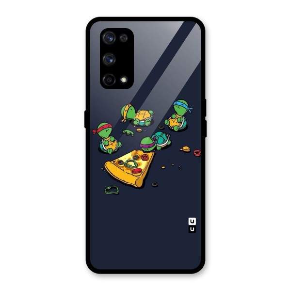 Pizza Overload Glass Back Case for Realme X7 Pro