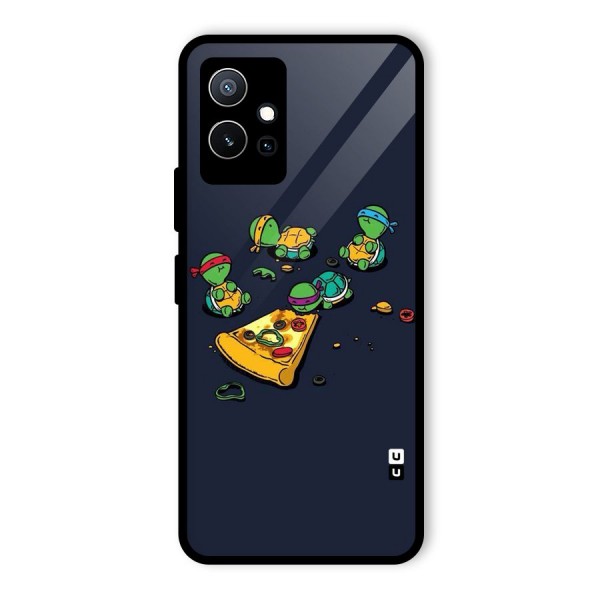 Pizza Overload Glass Back Case for Vivo T1 5G