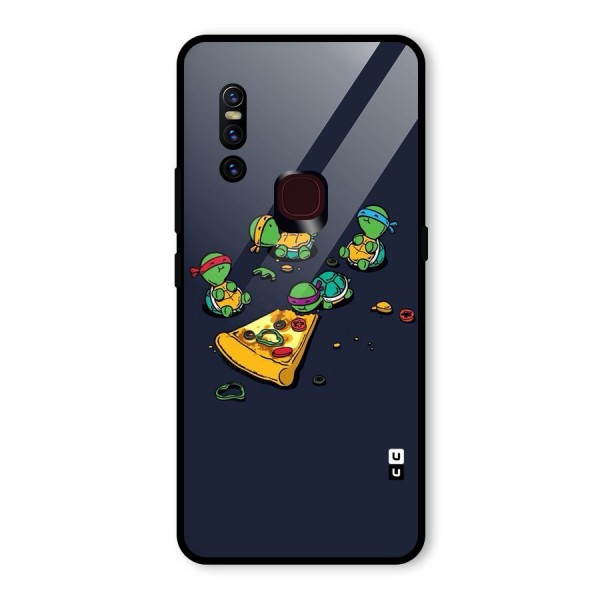 Pizza Overload Glass Back Case for Vivo V15