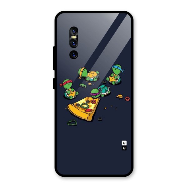 Pizza Overload Glass Back Case for Vivo V15 Pro