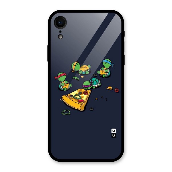 Pizza Overload Glass Back Case for XR