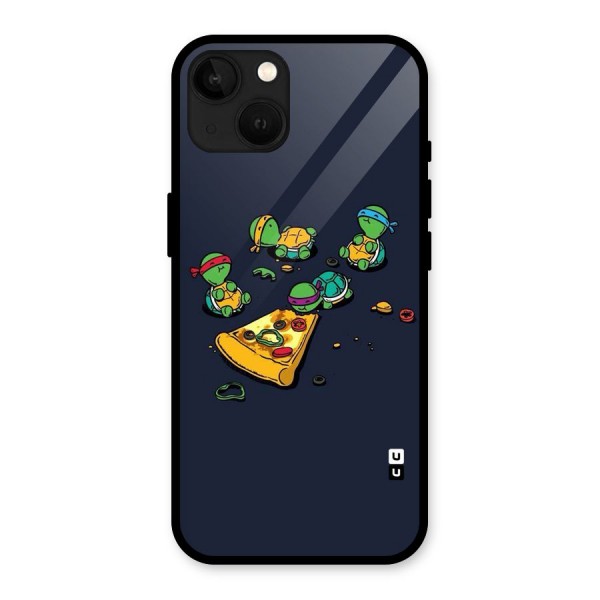Pizza Overload Glass Back Case for iPhone 13