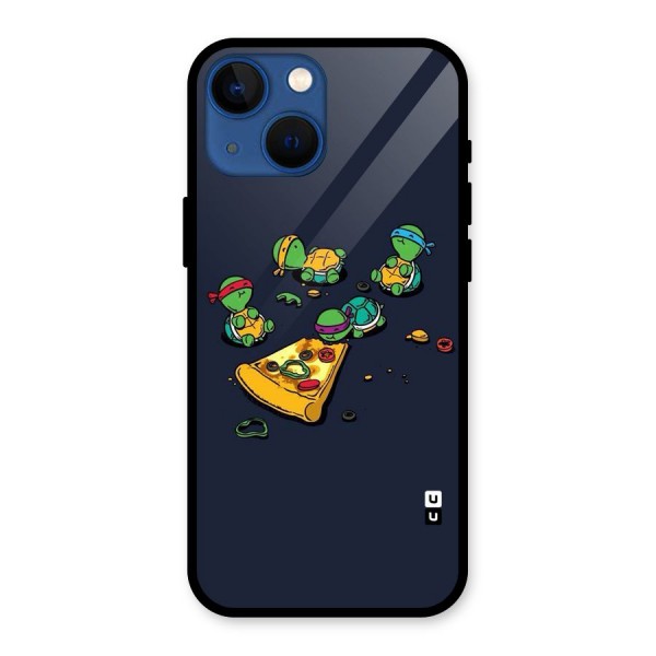 Pizza Overload Glass Back Case for iPhone 13 Mini