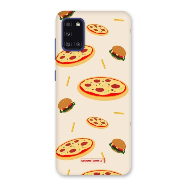 Pizza and Burger Love Back Case for Galaxy A31