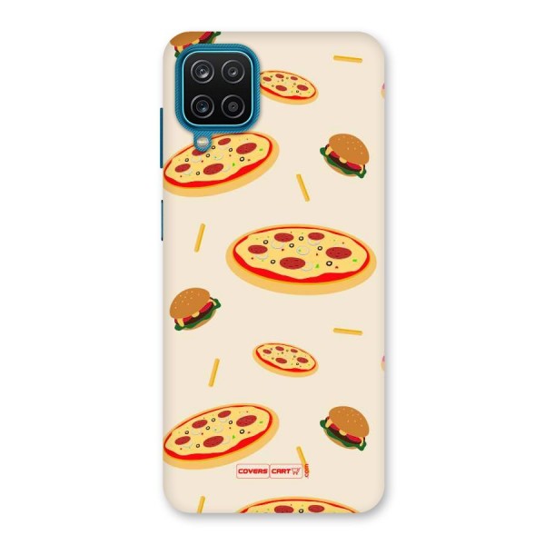 Pizza and Burger Love Back Case for Galaxy F12