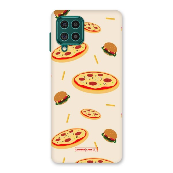 Pizza and Burger Love Back Case for Galaxy F62