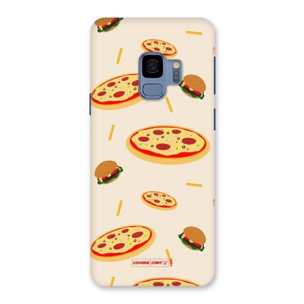 Pizza and Burger Love Back Case for Galaxy S9