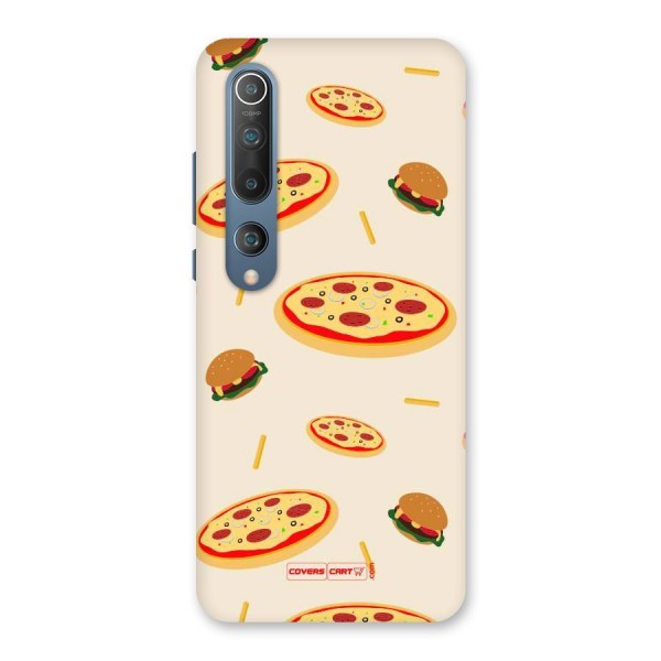 Pizza and Burger Love Back Case for Mi 10