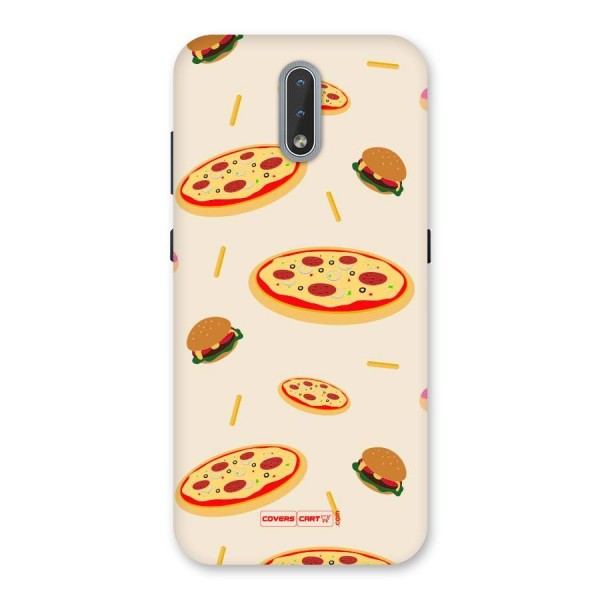 Pizza and Burger Love Back Case for Nokia 2.3