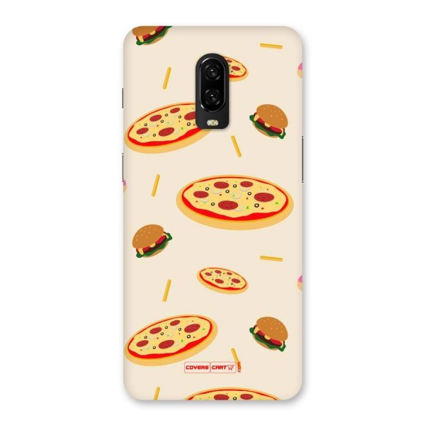 Pizza and Burger Love Back Case for OnePlus 6T