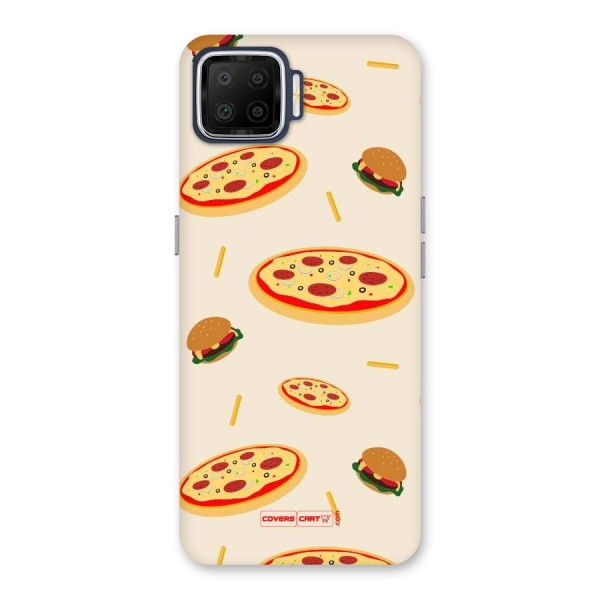 Pizza and Burger Love Back Case for Oppo F17